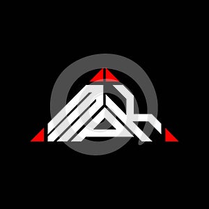 MPK letter logo creative design with vector graphic, MPK