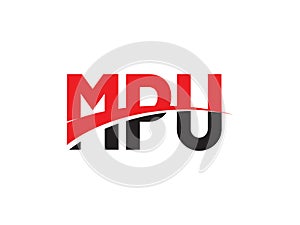 MPU Letter Initial Logo Design