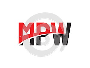 MPW Letter Initial Logo Design