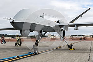 MQ-9 Reaper drone in Anchorage, Alaska