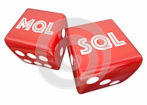 MQL SQL Marketing Sales Two Dice Rolling