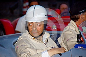 Mr. Bean (Rowan Atkinson) in the Mille Miglia