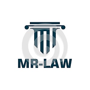 Mr lettering attorney pillar