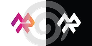 MR Logo, MR Monogram, Initial MR Logo, Letter MR Logo, Letter MR Icon