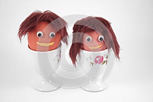 Mr and Mrs Brown Egg
