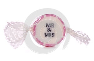 Mr and mrs wedding sweet