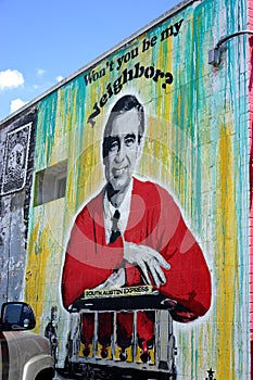 Mr. Rogers - neighborhood street art