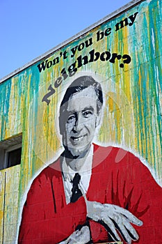 Mr. Rogers - street art