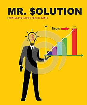 Mr solution. Expert. Financial consultant