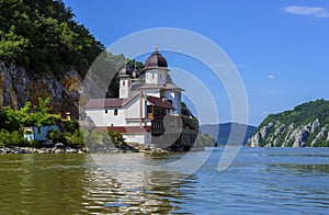 Mraconia Monastery on Danube coastline