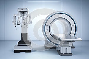 Mri scan with robot surgery