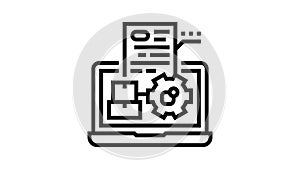 mrp process line icon animation