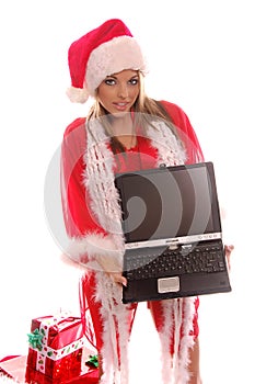 Mrs Santa Laptop