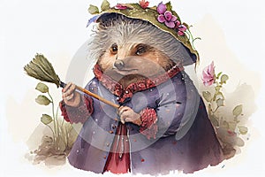 Mrs Tiggy Winkle hedgehog