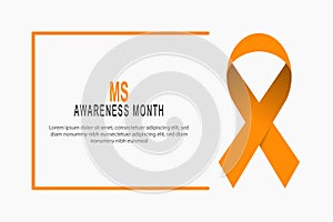 MS Awareness Month background