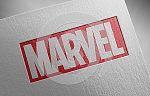 Marvel_1 on paper texture