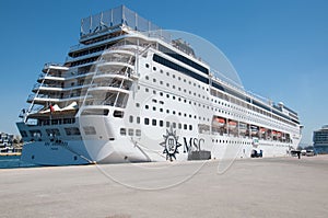 MSC Armonia cruise ship in Piraeus