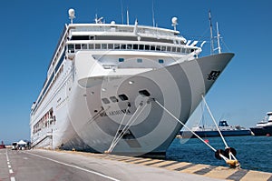 MSC Armonia cruise ship in Piraeus