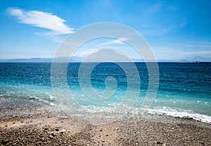 Mt Agung view from Gili Air Island