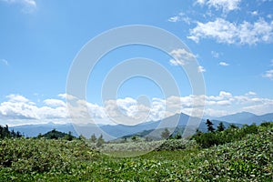 Mt. Aizu Komagatake in japan