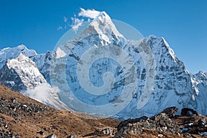 Mt. Ama Dablam, Dingboche, Solu Khumbu, Nepal photo