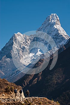 Mt. Ama Dablam in Everest region, Nepal