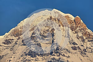 Mt Annapurna South in Nepal