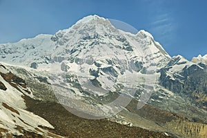 Mt Annapurna South in Nepal