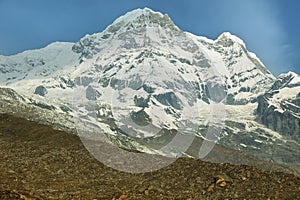 Mt Annapurna South in Nepal