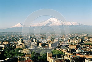 Mt. Ararat at Yerevan, Armenia photo
