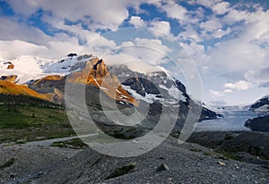 Mt. Athabasca Glacier, Icefields Parkway photo