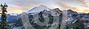 Mt. Baker Sunset Panorama