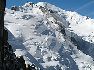 Mt Blanc and mt Maudit