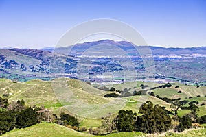 Mt Diablo and Livermore valley as seen from the Ohlone Wilderness trail photo