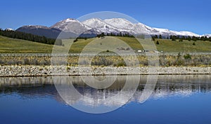 Mt Elbert peak in Colorado