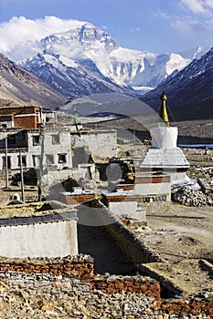 Mt. Everest and flannelette temple