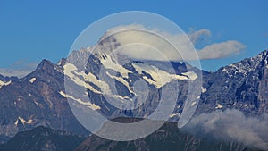 Mt Finsteraarhorn in summer