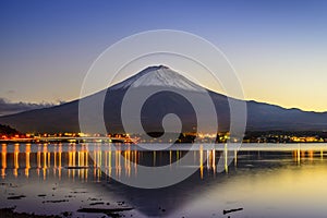 Mt. Fuji at Dusk photo