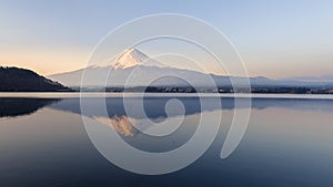 Mt Fuji in the early morning