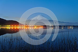 Mt Fuji in the early morning