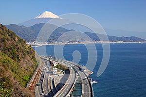 Mt. Fuji and Expressway