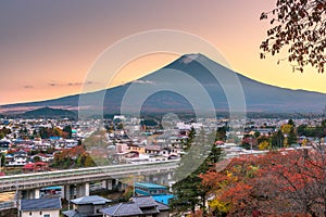 Mt. Fuji, Japan with Fujiyoshida