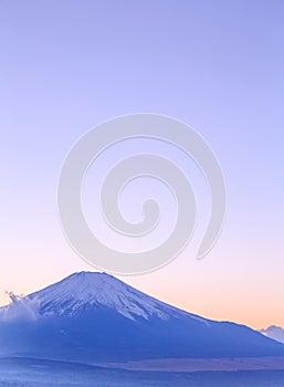 Mt. Fuji, Japan at Lake Kawaguchi