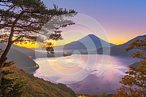 Mt. Fuji, Japan at Lake Motosu