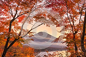 Mt. Fuji, Japan viewed from Yamanaka Lake