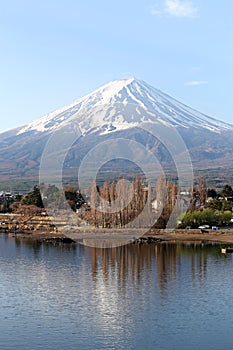 Mt fuji at kawaguchi lake view.