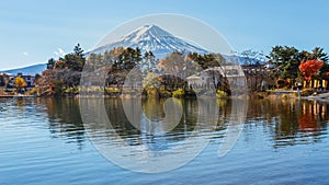 Mt. Fuji at lake Kawaguchiko