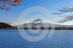 Mt. Fuji at lake Kawaguchiko