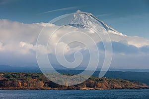 Mt.Fuji and Lake Motosuko