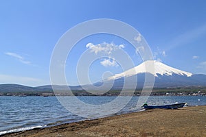Mt.Fuji at Lake Yamanaka, Japan